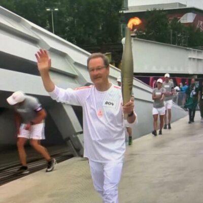 Porteur de flamme olympique